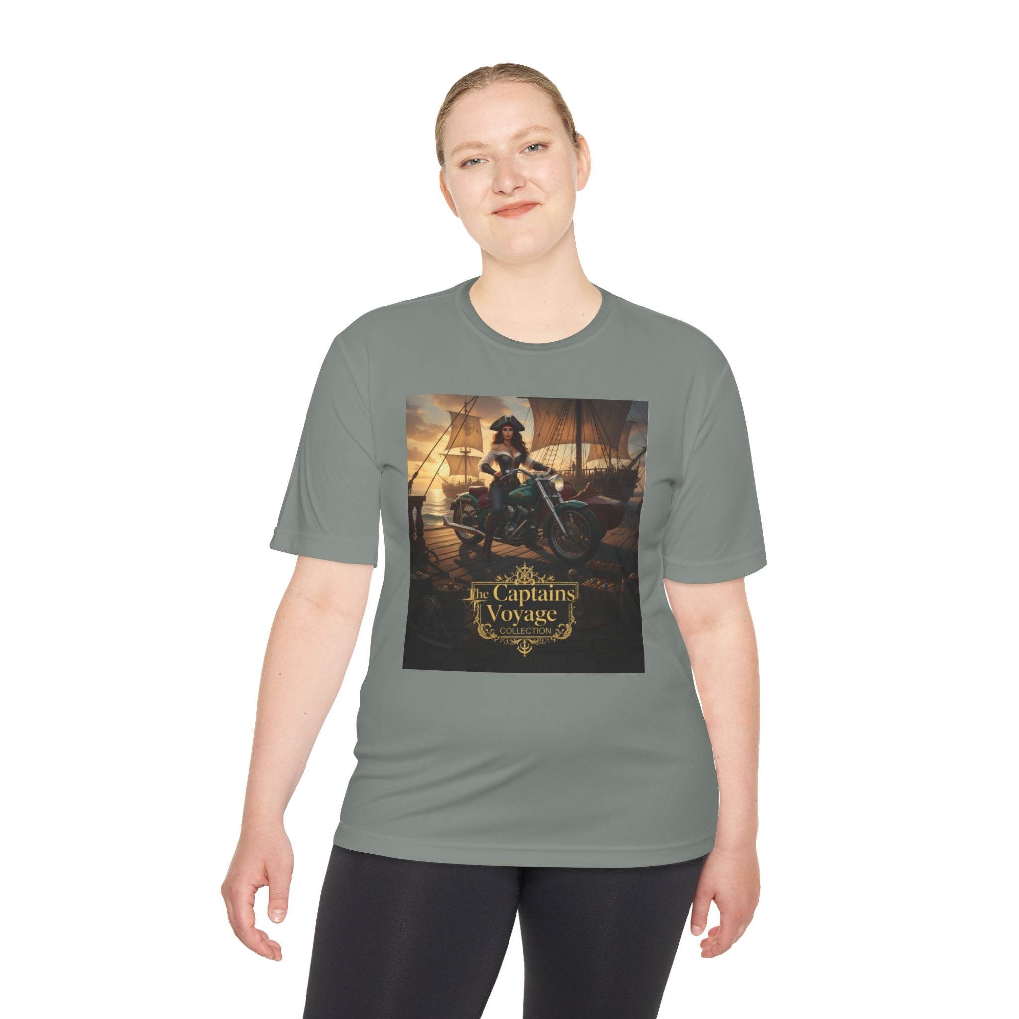 Captain's Voyage Graphic Tee – Nautical Pirate Ship T-Shirt
