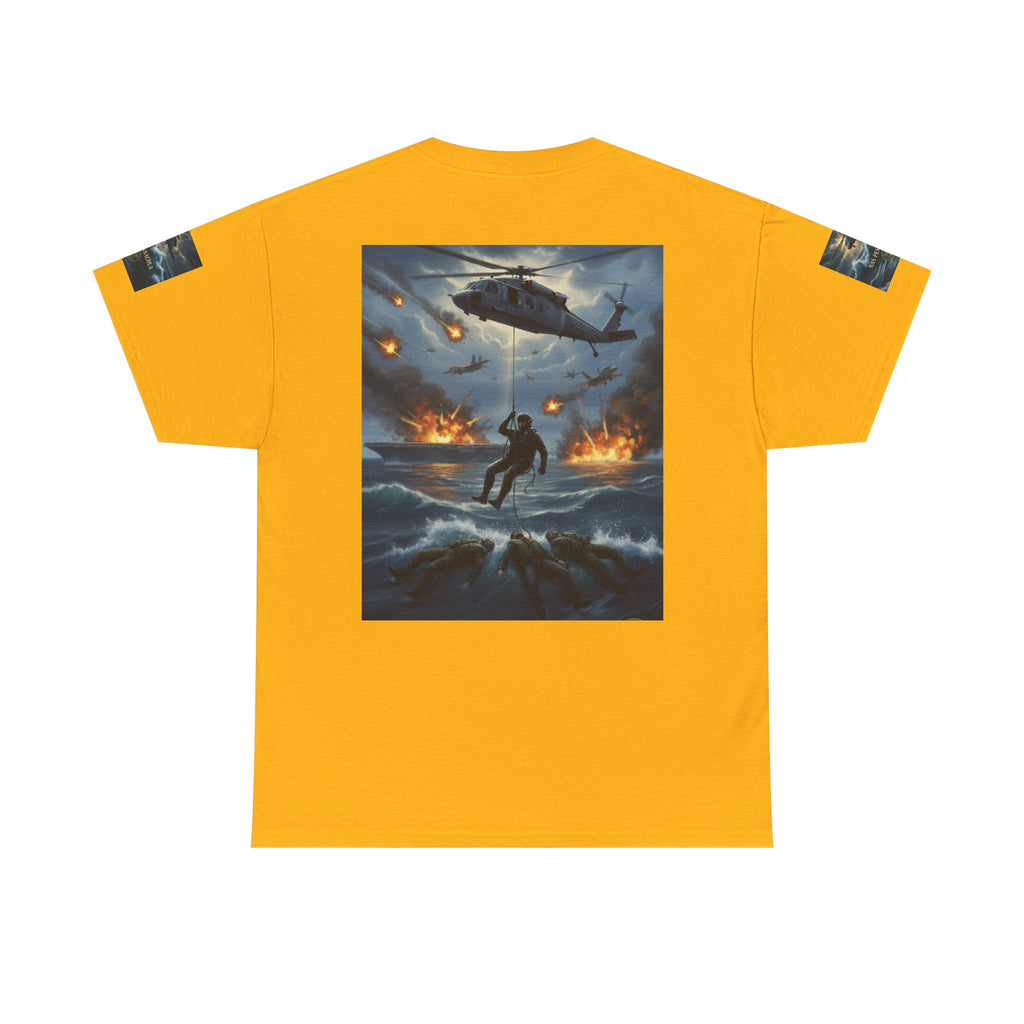 Rescue Mission Tee — Military Helicopter Search & Rescue Graphic T-Shirt