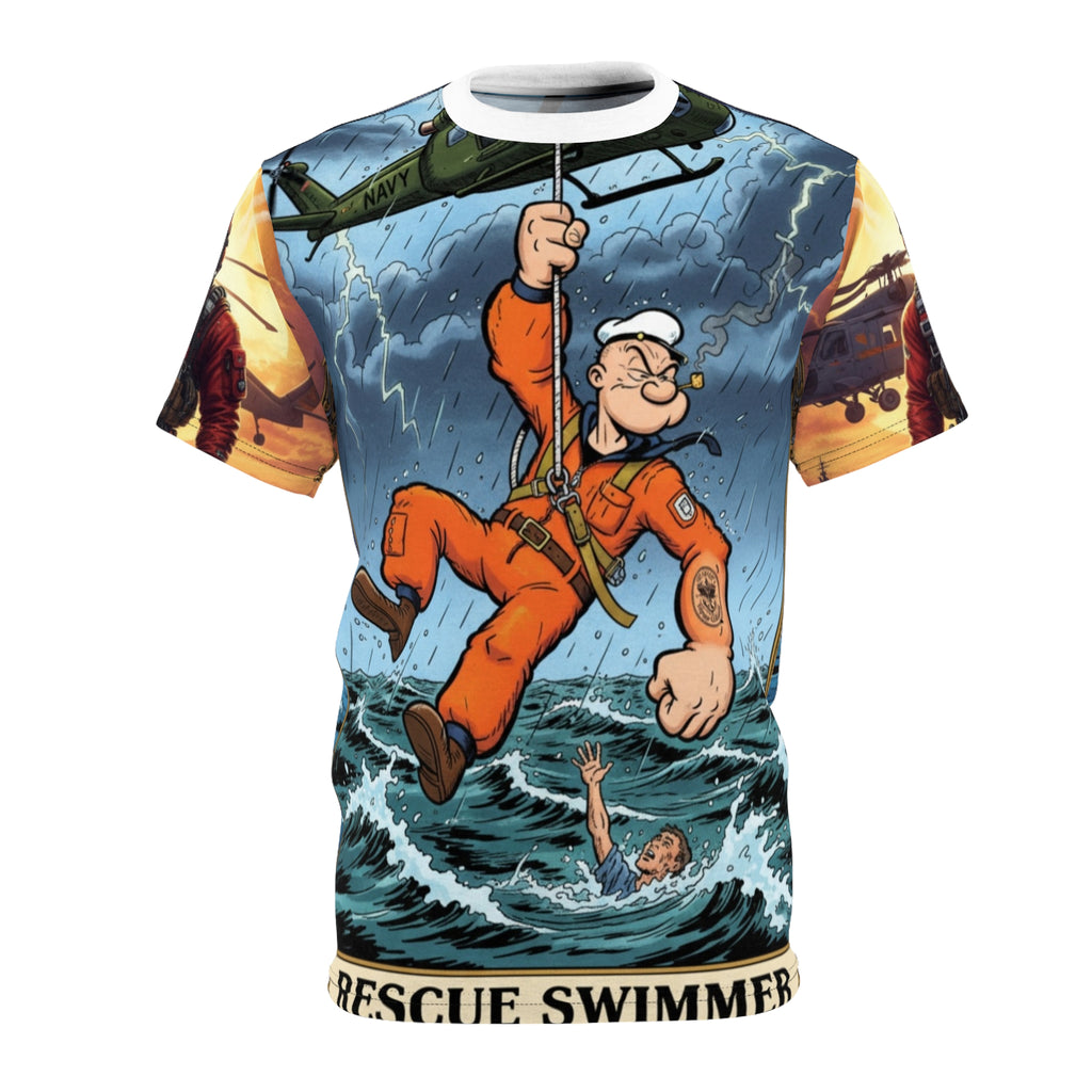 Rescue Swimmer All-Over Print Tee