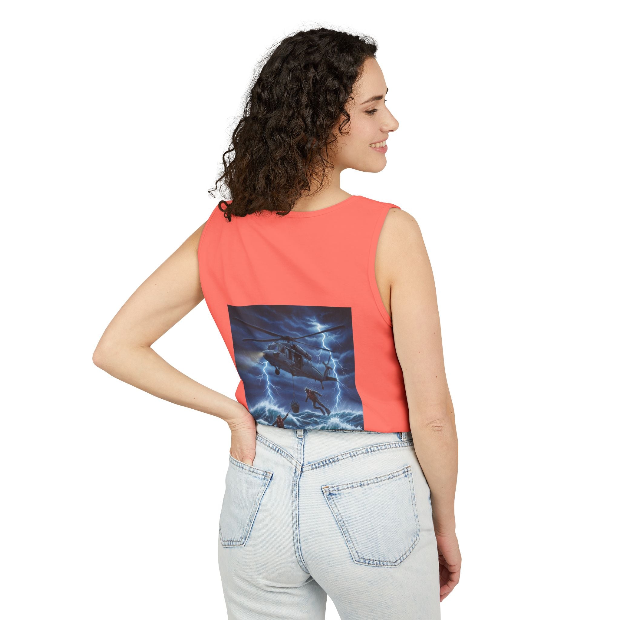 Navy SAR Tank Top — "We Know No Limits" Combat Rescue Swimmers