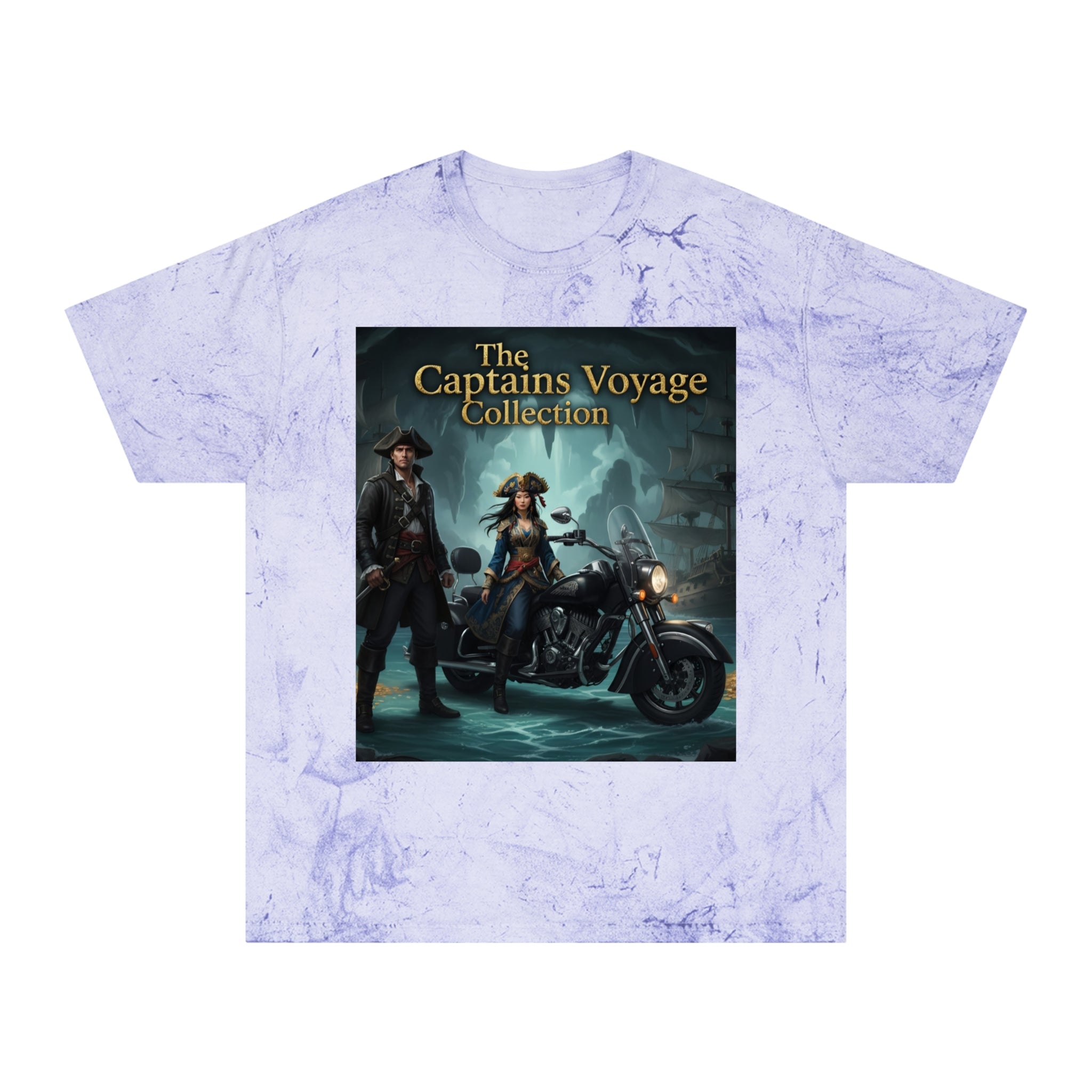 Captain's Voyage Motorcycle Pirate T-Shirt — The Captain's Voyage Collection