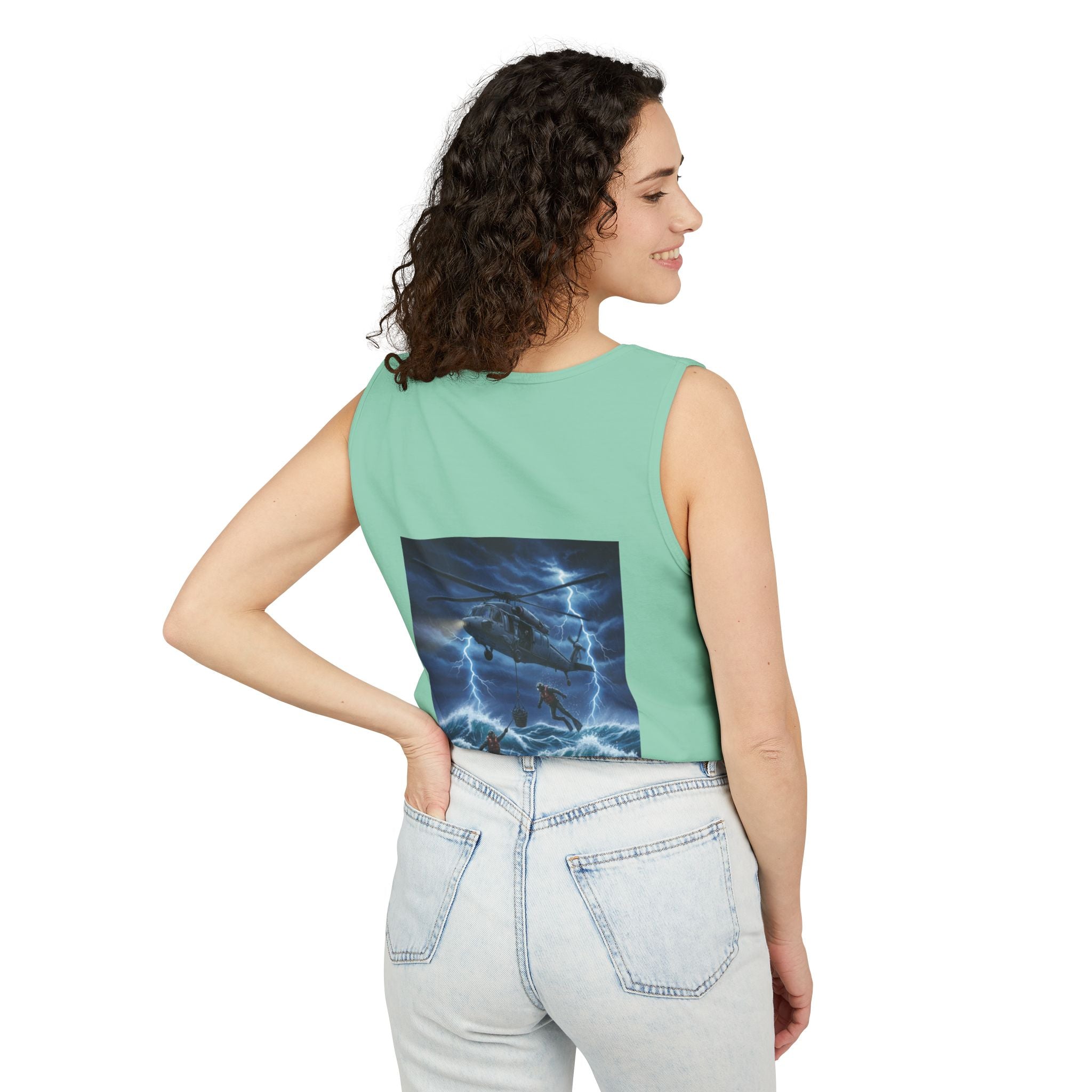 Navy SAR Tank Top — "We Know No Limits" Combat Rescue Swimmers