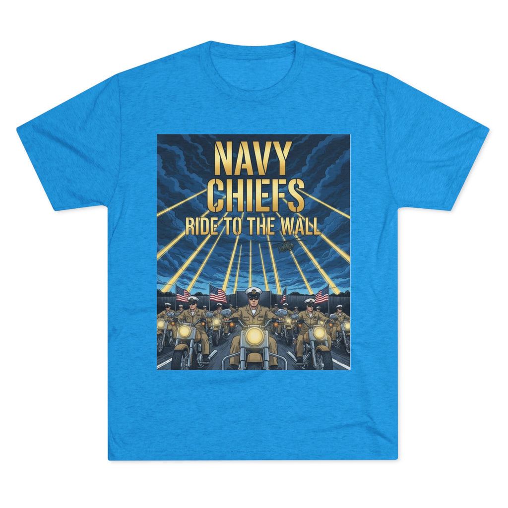 Navy Chiefs Ride to the Wall T-Shirt — "2nd Option... FAFO" Veteran Tribute Tee