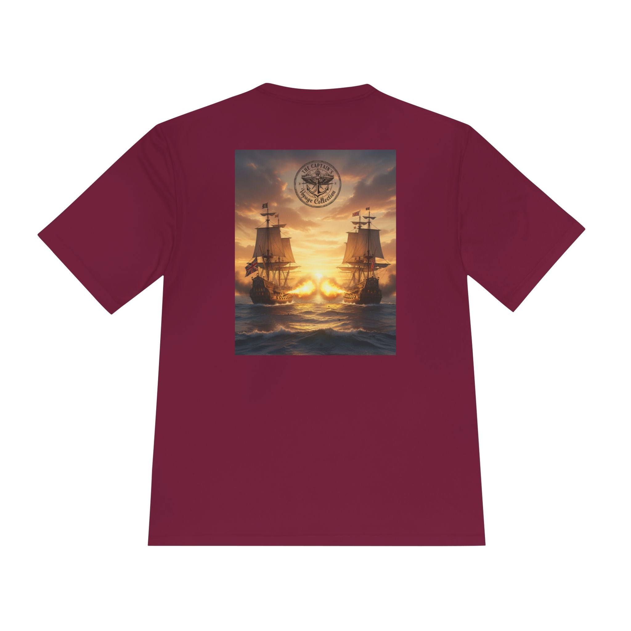 Captain's Voyage Graphic Tee – Nautical Pirate Ship T-Shirt