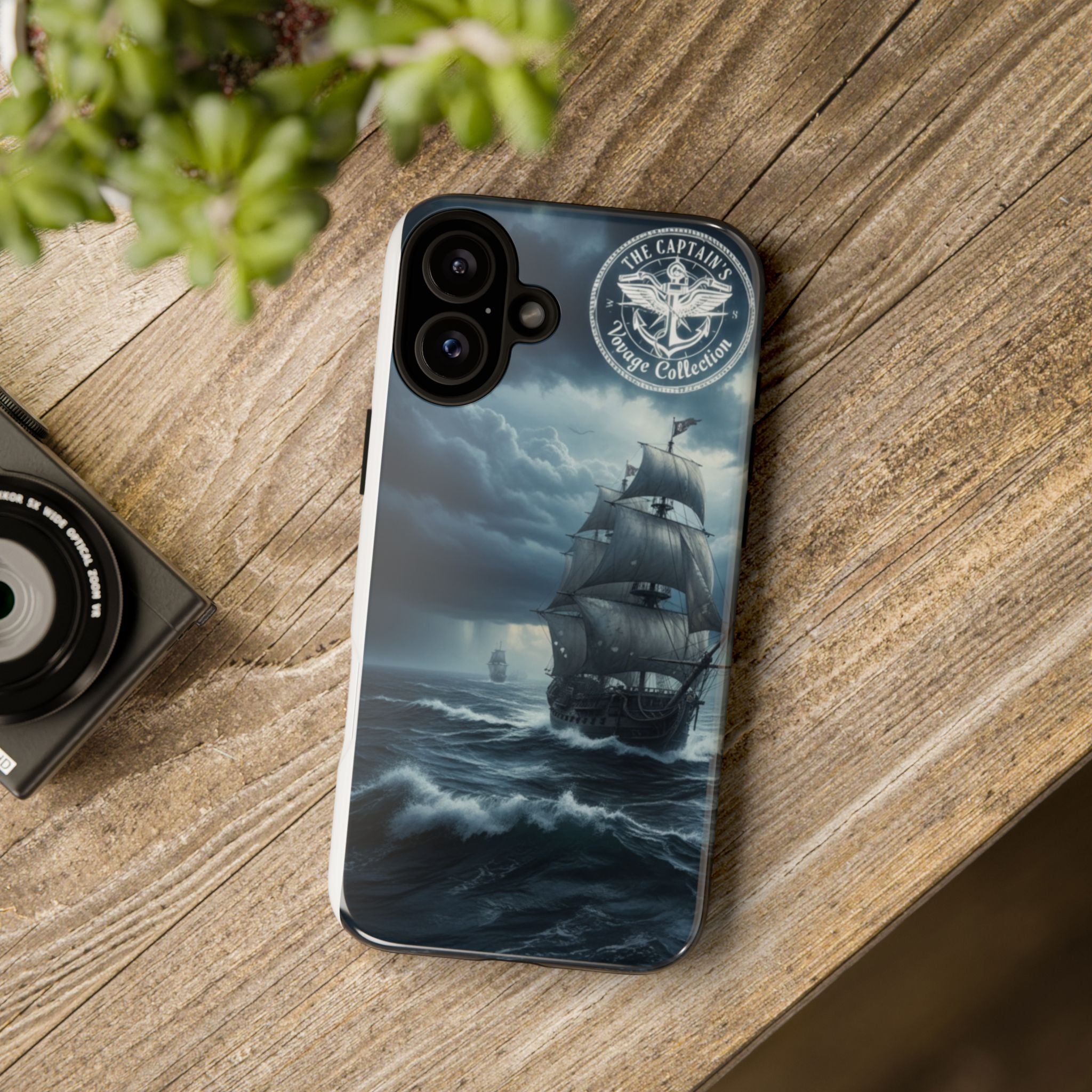 Stormy Seas Ship Phone Case – Nautical Pirate Sailing iPhone Cover