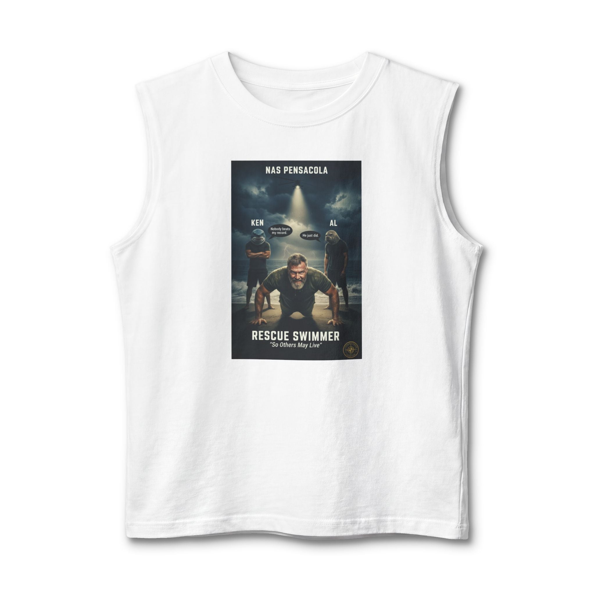 Rescue Swimmer Muscle Tank — Military Search & Rescue Tribute