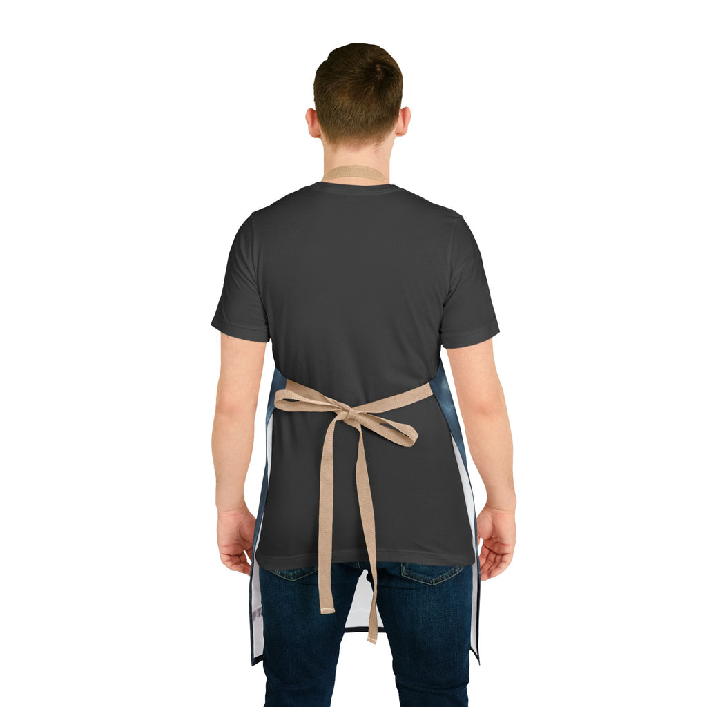 Sailing Ship Apron – Vintage 'Sea Captain' Nautical Kitchen Apron