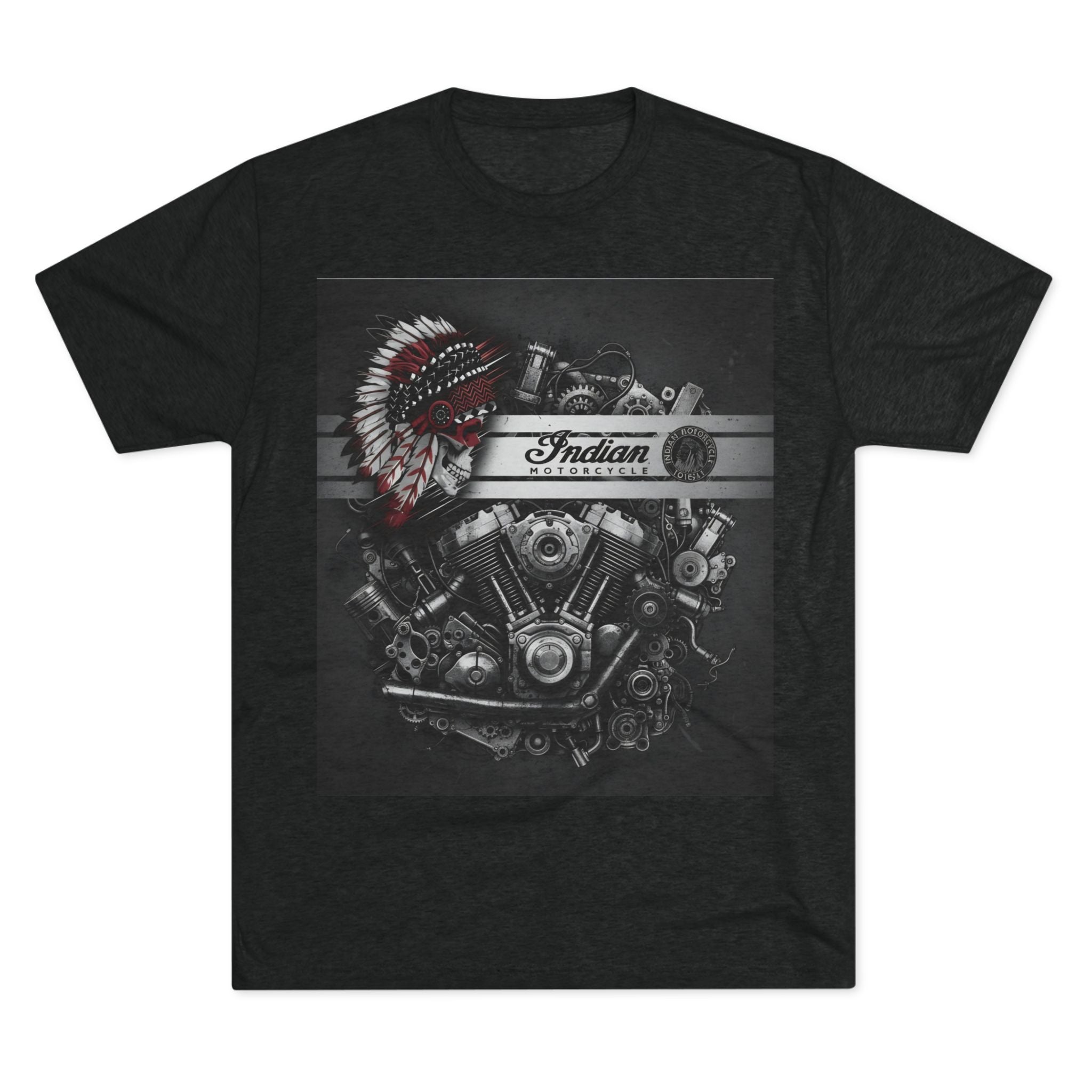 Indian Motorcycle Engine Tee — Vintage 'World's Fastest Motorcycle' Graphic