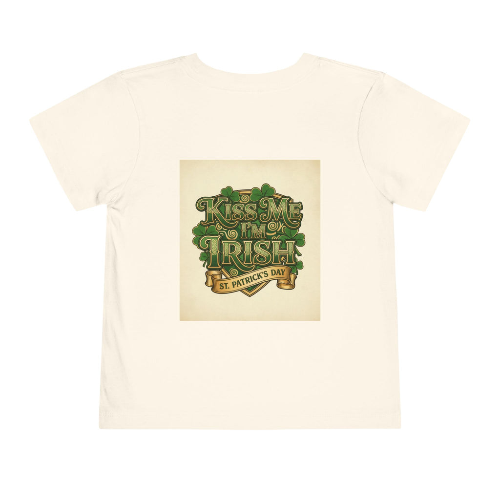 Toddler Tee — "Kiss Me I'm Irish" St. Patrick's Day Shirt