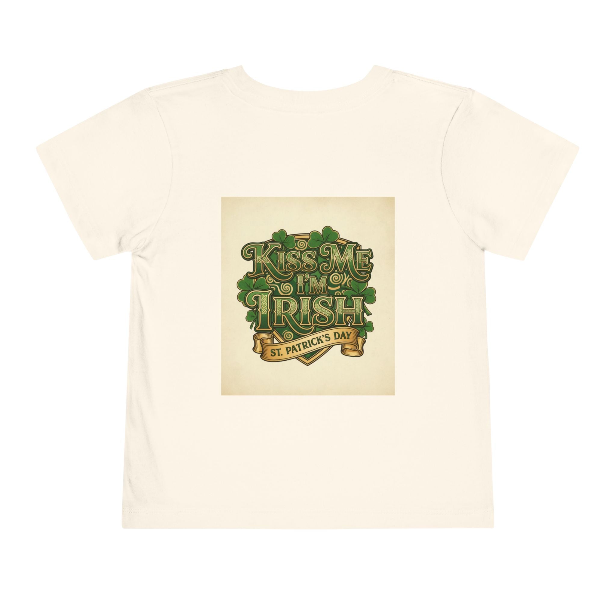 Toddler Tee — "Kiss Me I'm Irish" St. Patrick's Day Shirt