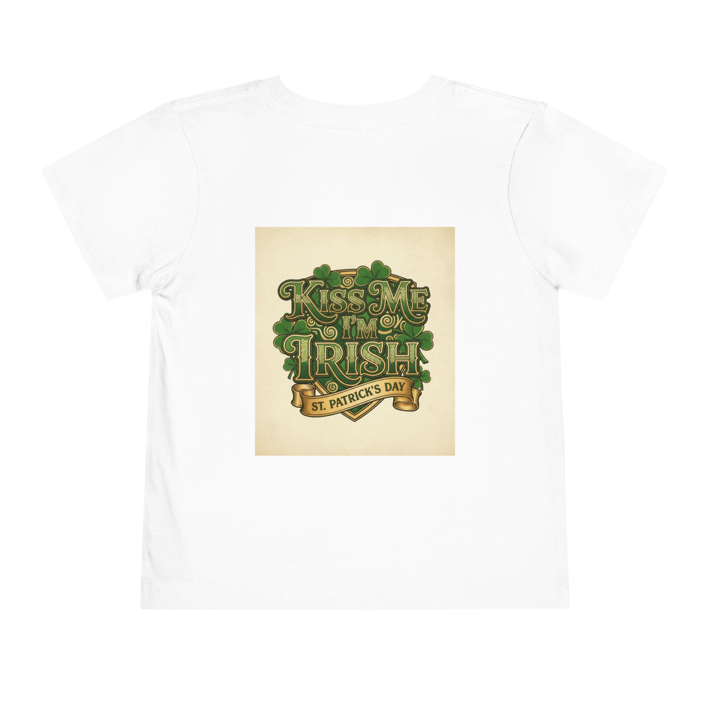 Toddler Tee — "Kiss Me I'm Irish" St. Patrick's Day Shirt