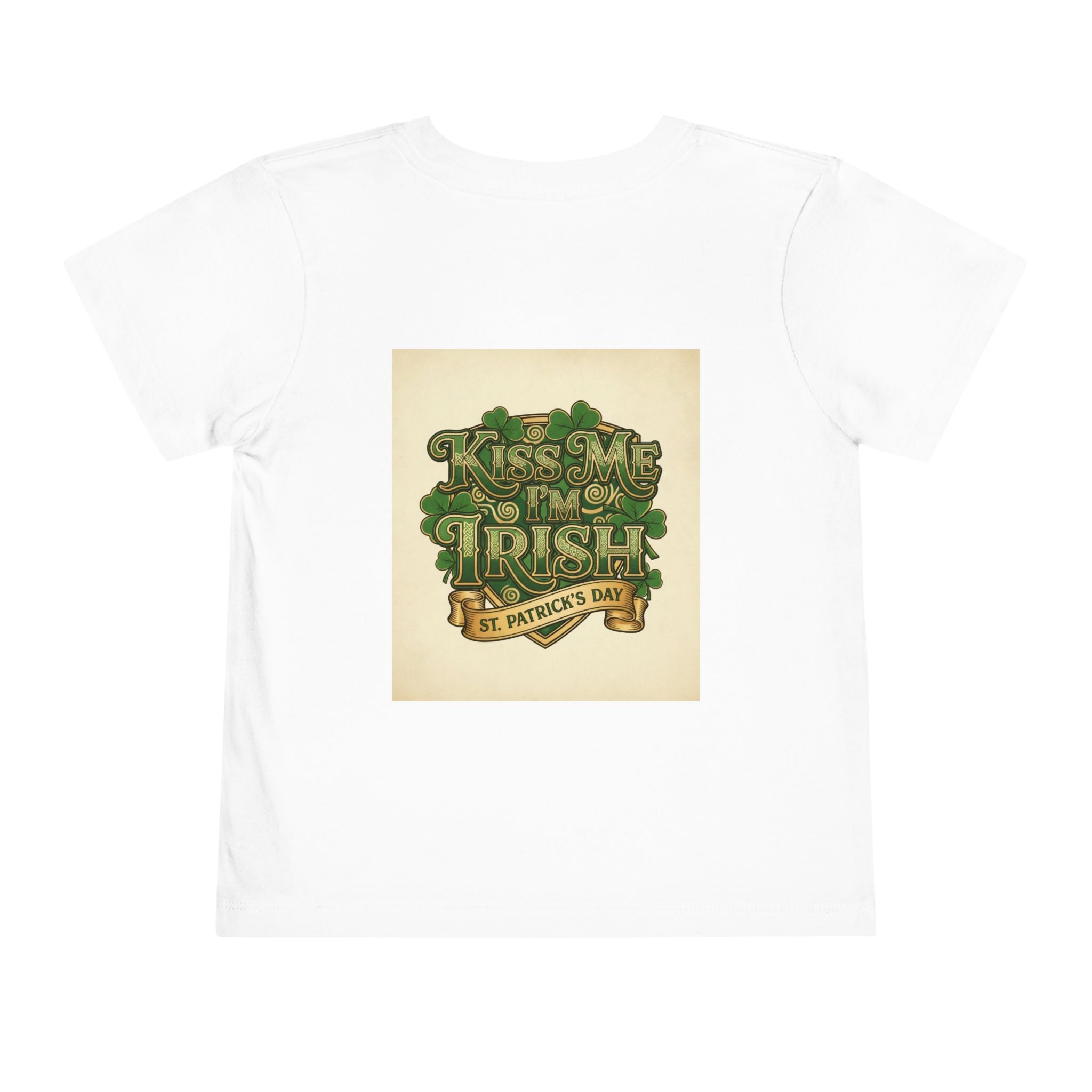 Toddler Tee — "Kiss Me I'm Irish" St. Patrick's Day Shirt