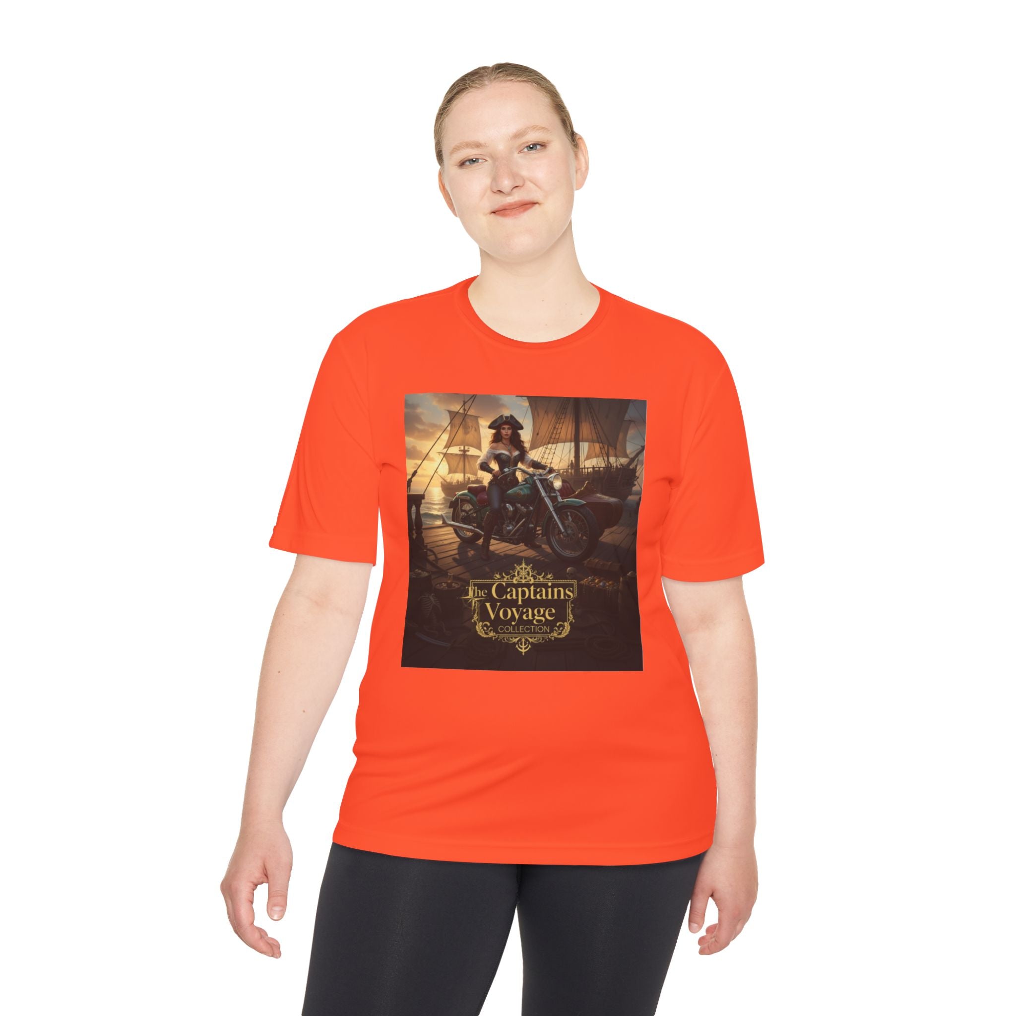 Captain's Voyage Graphic Tee – Nautical Pirate Ship T-Shirt
