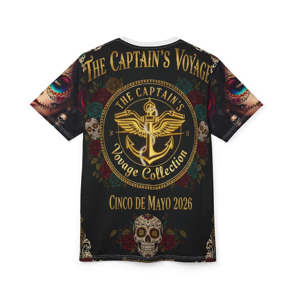 Day of the Dead Motorcycle Tee — Día de los Muertos Sugar Skull Rider Shirt