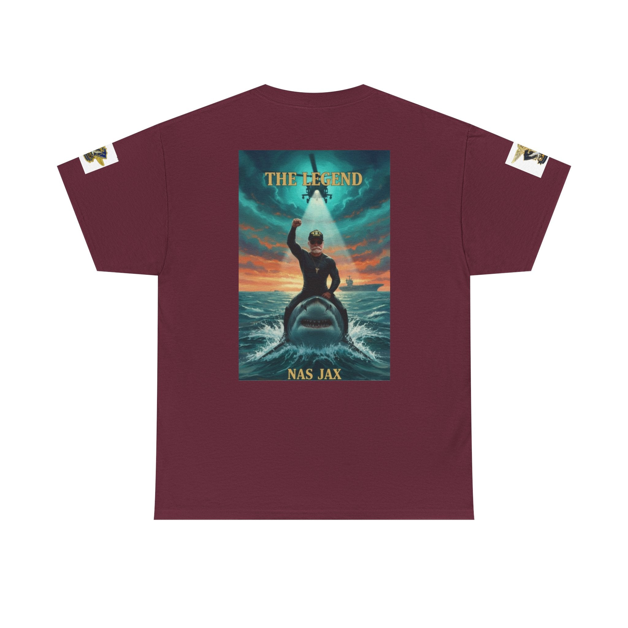 Navy SAR Helicopter Rescue Tee — "The Legend" Search & Rescue Tribute