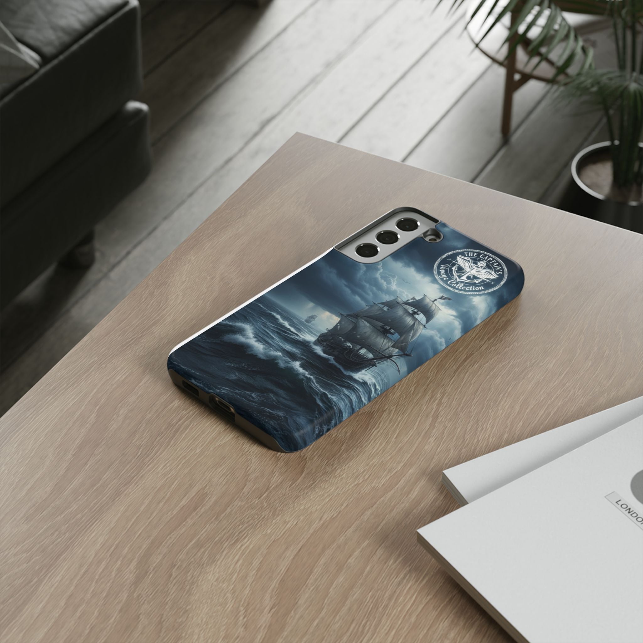 Stormy Seas Ship Phone Case – Nautical Pirate Sailing iPhone Cover