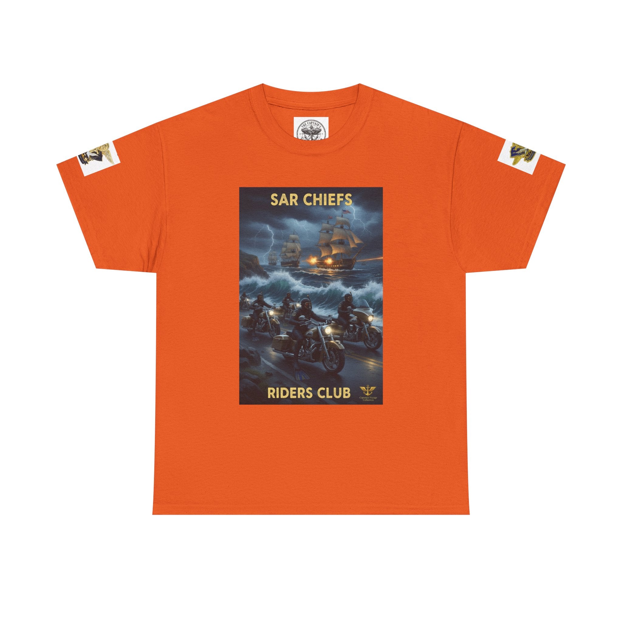 SAR Chiefs Riders Club Tee — NAS Pensacola Helicopter Rescue Graphic Shirt