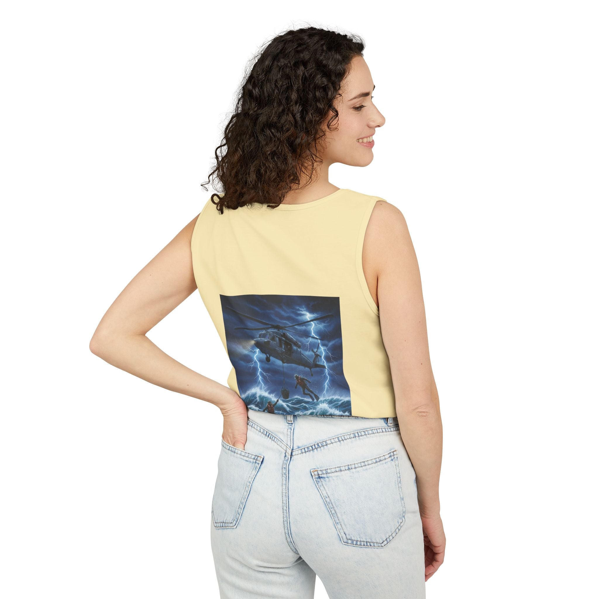 Navy SAR Tank Top — "We Know No Limits" Combat Rescue Swimmers
