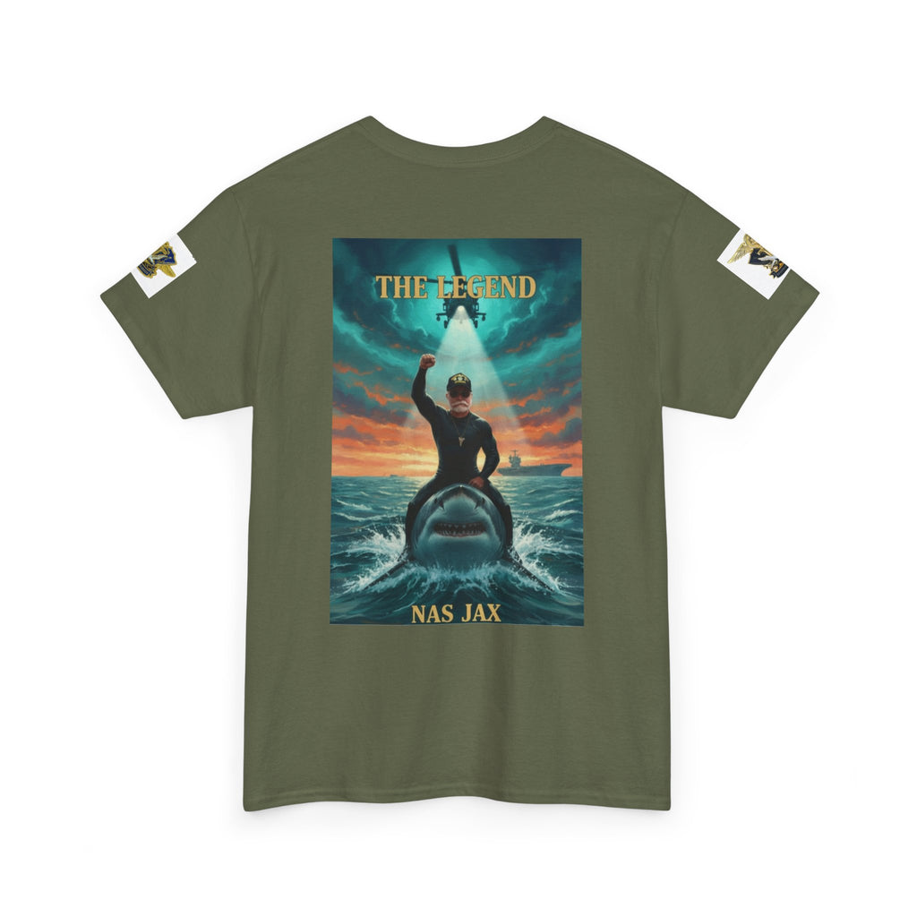 Navy SAR Helicopter Rescue Tee — "The Legend" Search & Rescue Tribute