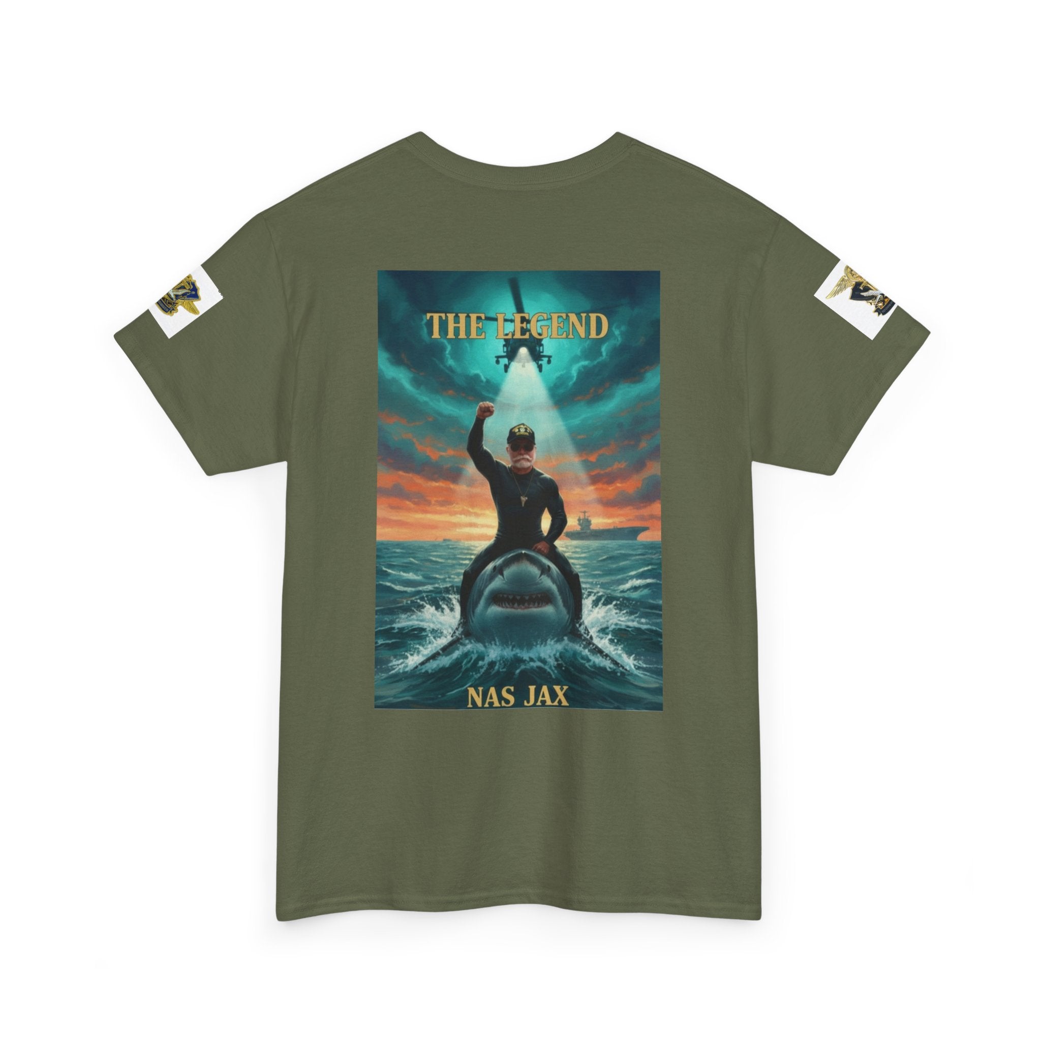 Navy SAR Helicopter Rescue Tee — "The Legend" Search & Rescue Tribute