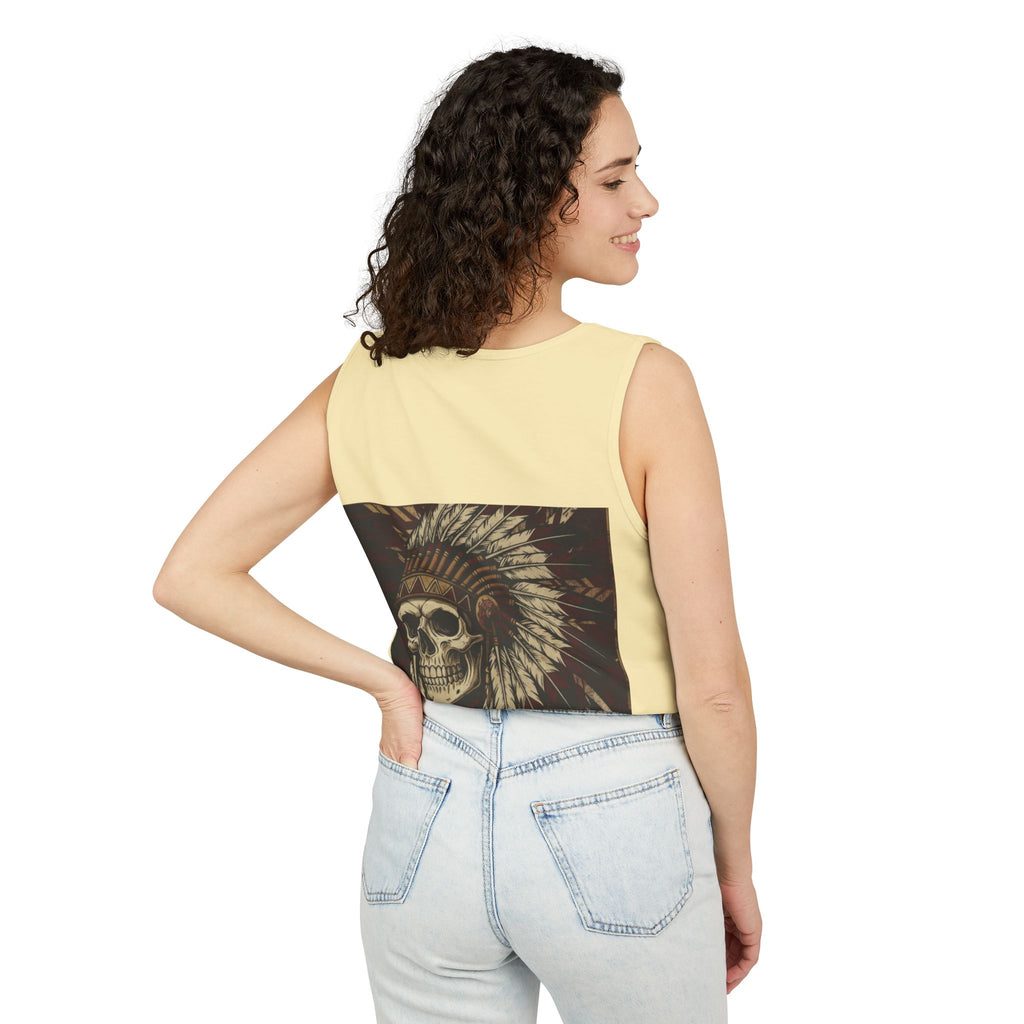 Skull Chief Tank Top — Indian Motorcycle Graphic Tank