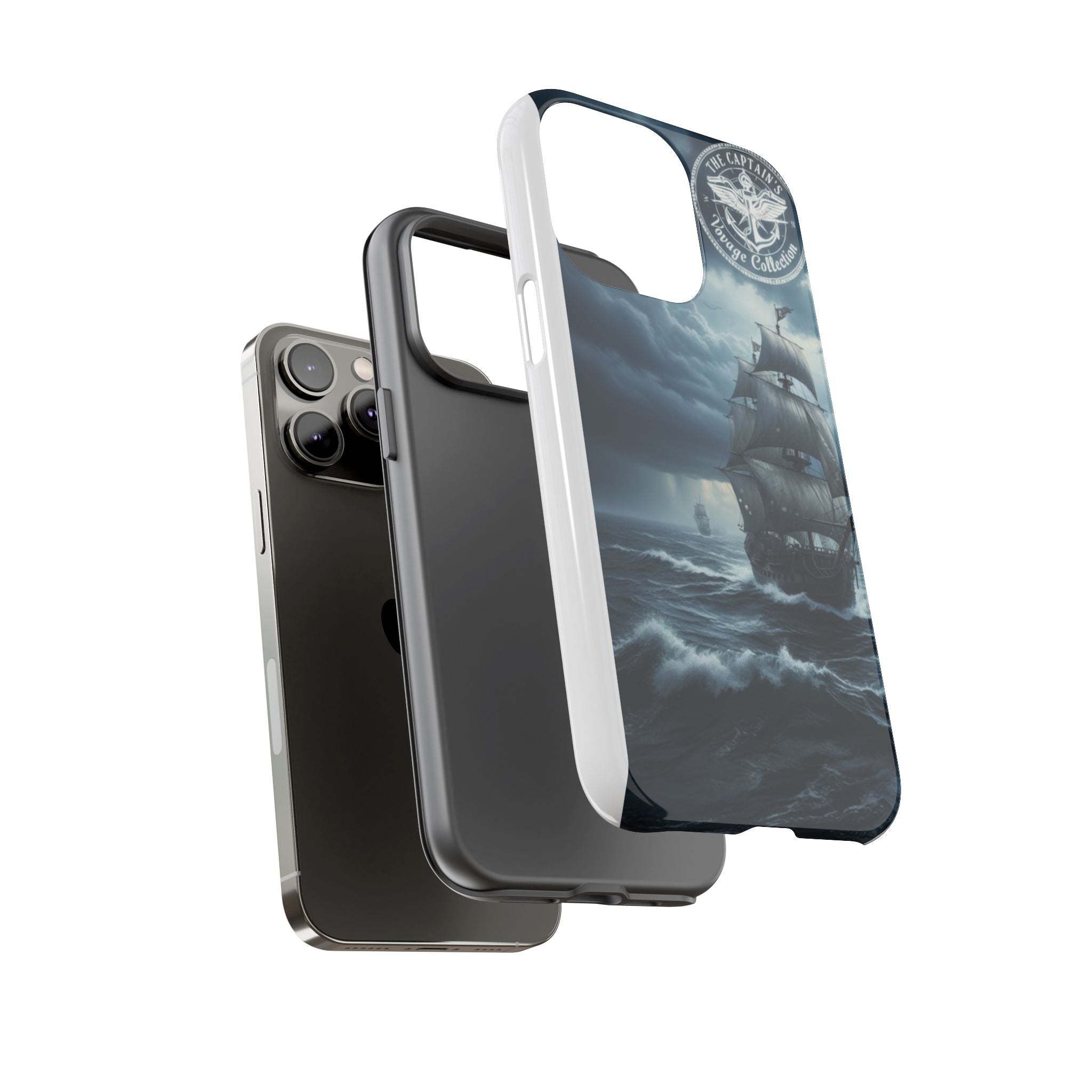 Stormy Seas Ship Phone Case – Nautical Pirate Sailing iPhone Cover