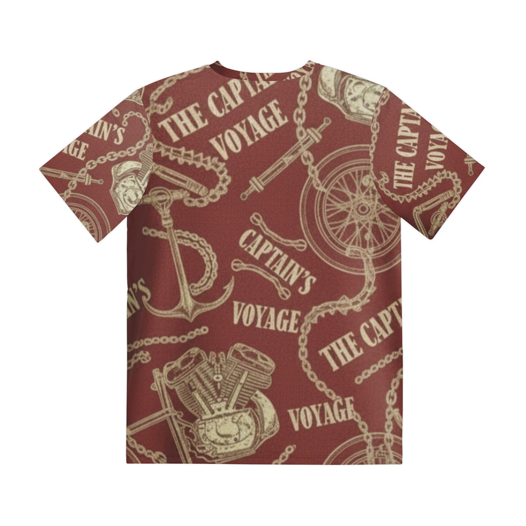 Nautical Captain's Voyage All-Over Print Tee