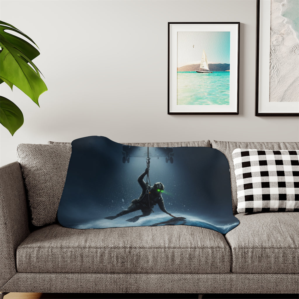 Sherpa Blanket — Rescue Diver Helicopter Search & Sea Rescue Throw