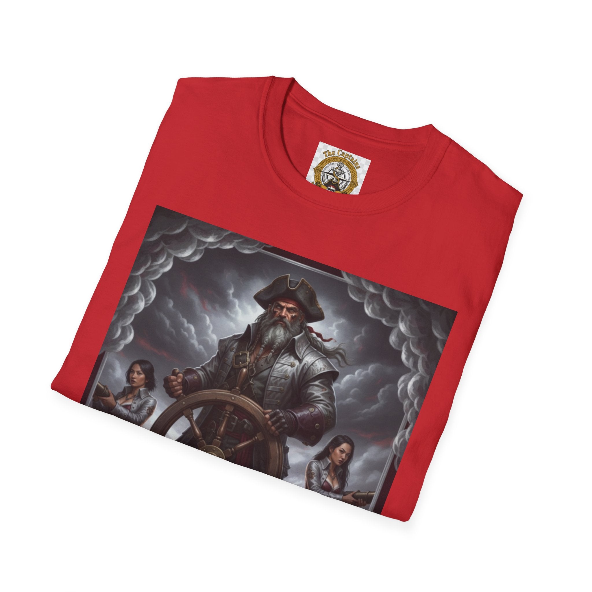 Pirate Captain T-Shirt — Vintage Nautical Adventure Graphic Tee