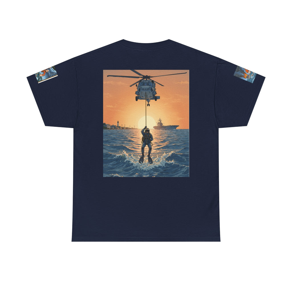 Rescue Swimmer Tee — NAS Pensacola Search & Rescue Helmet Tag T-Shirt