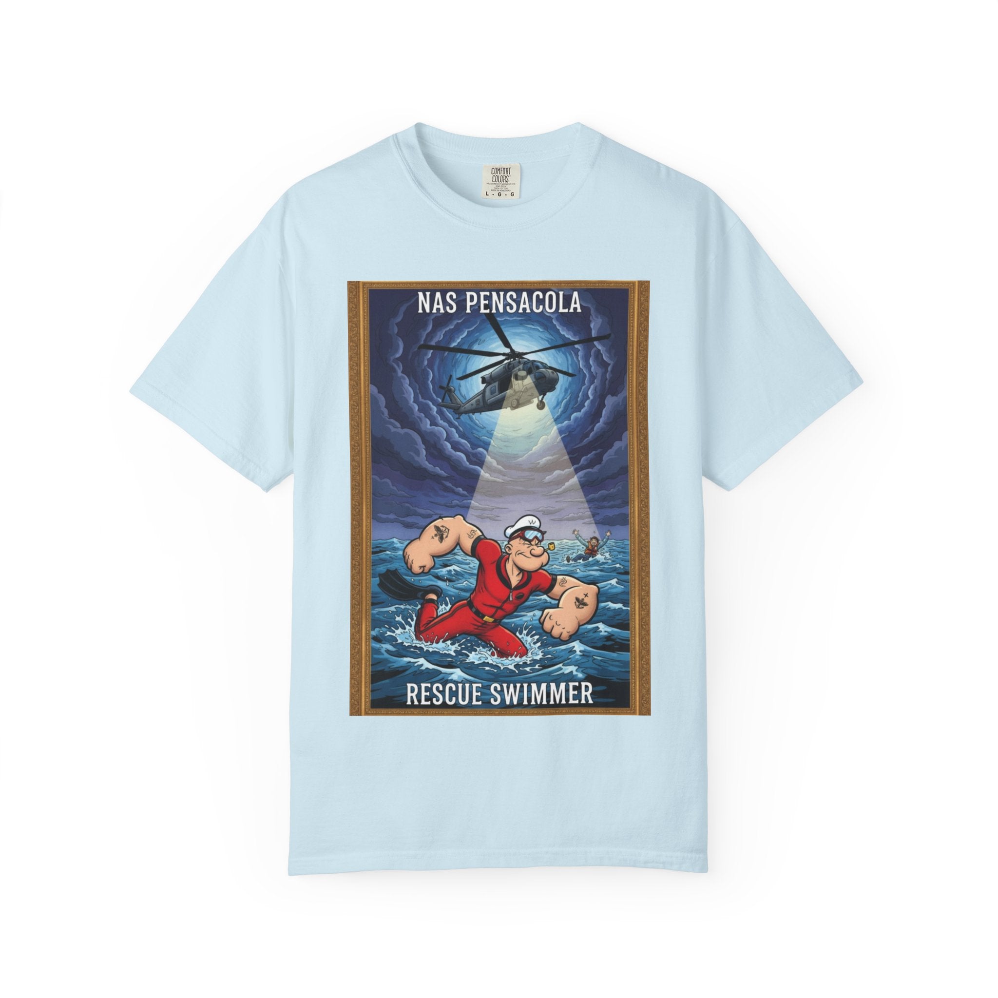 Rescue Swimmer T-Shirt — NAS Pensacola Helicopter Rescue Graphic Tee