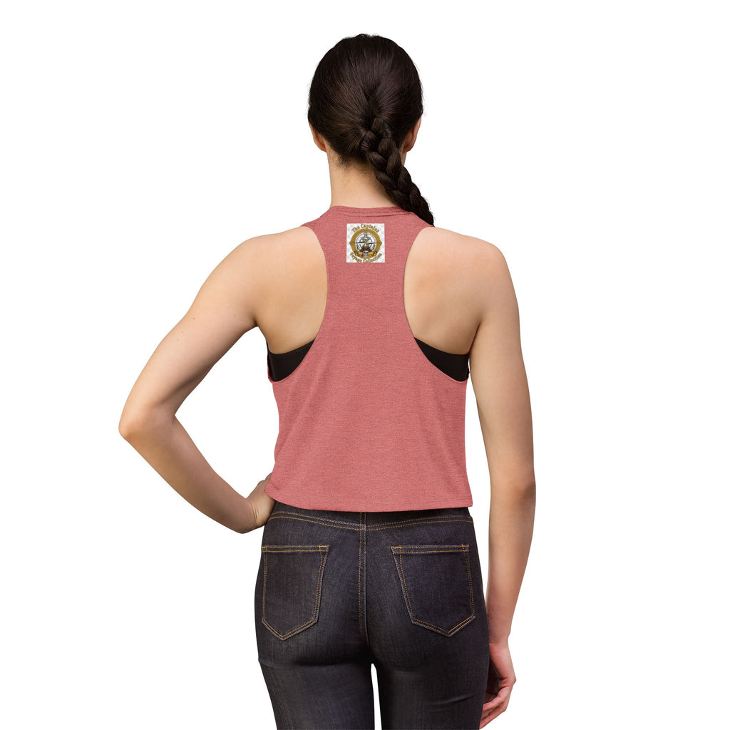 Women's Crop Top — Vintage Pirate Crew Motorcycle Graphic