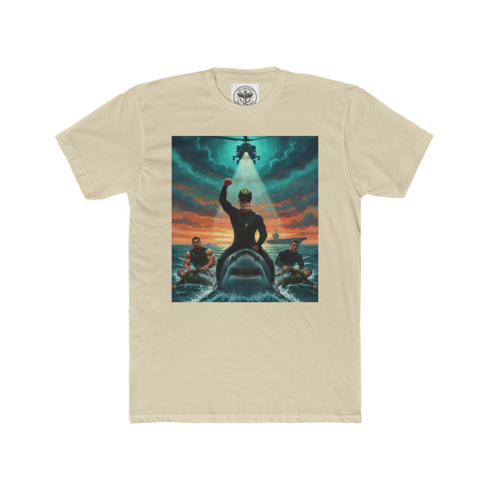 Rescue Mission T-Shirt — Military Helicopter & Sea Rescue Graphic Tee