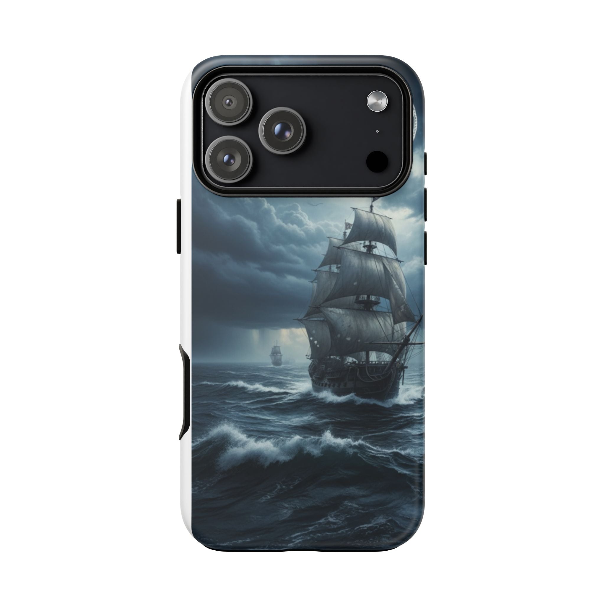 Stormy Seas Ship Phone Case – Nautical Pirate Sailing iPhone Cover