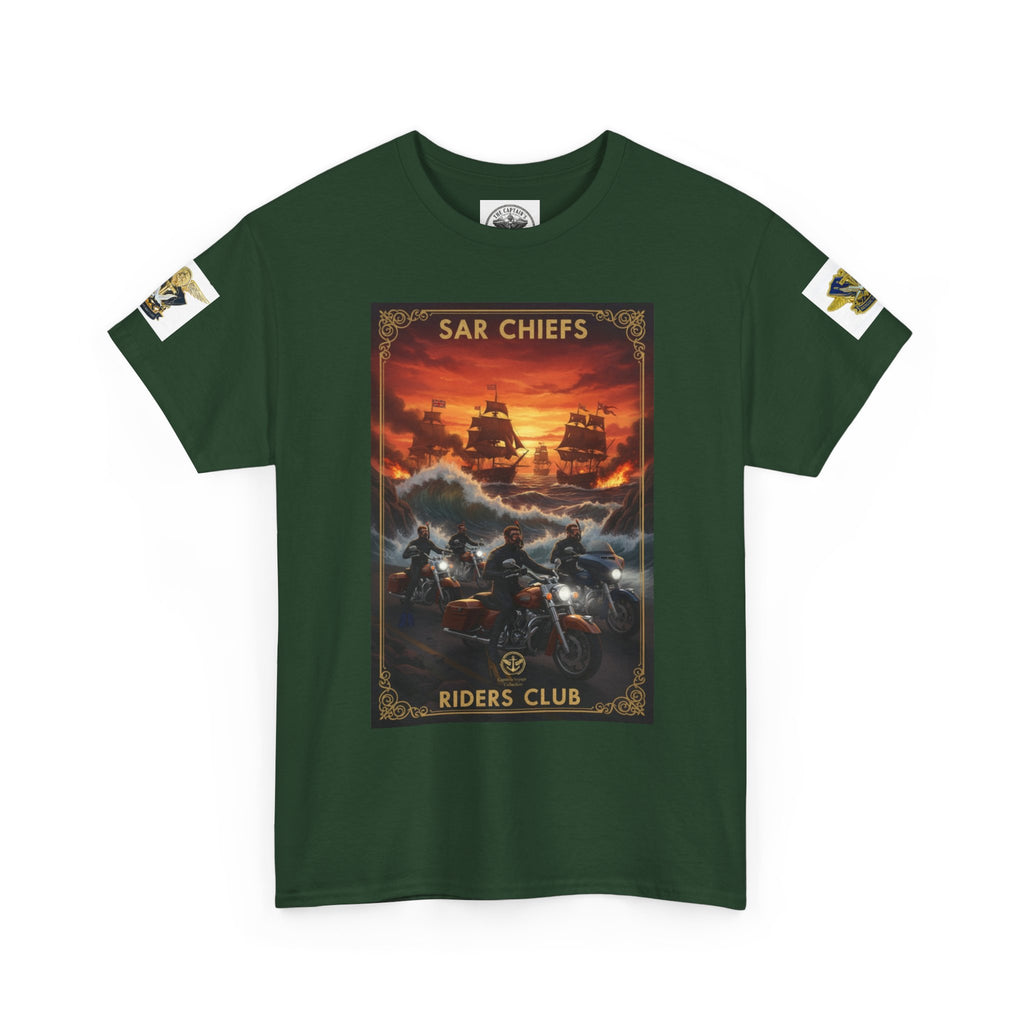 Military Rescue Riders Club T‑Shirt — SAR Chiefs Helicopter Tee