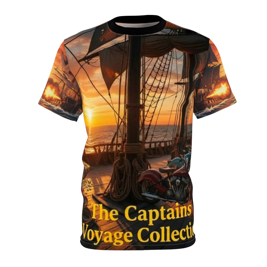 Sailboat Sunset Tee — “The Captain’s Voyage Collection” All-Over Print