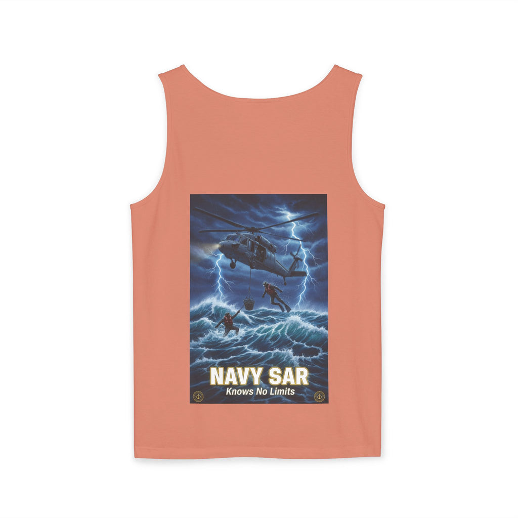 Navy SAR Tank Top — "We Know No Limits" Combat Rescue Swimmers