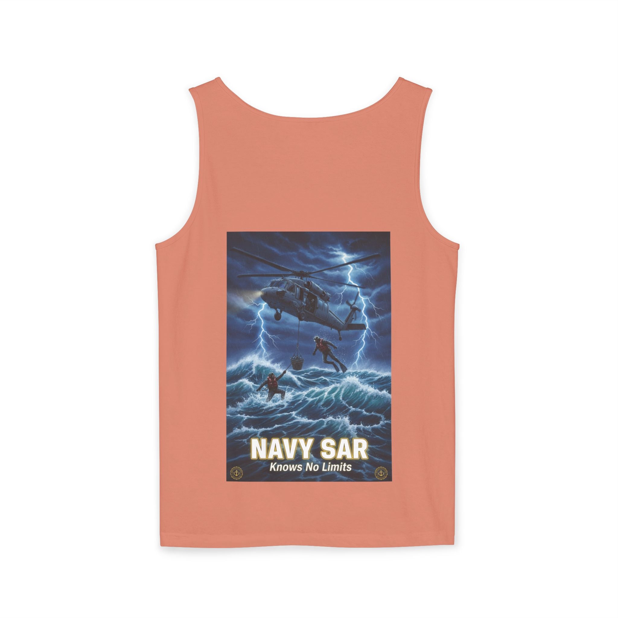 Navy SAR Tank Top — "We Know No Limits" Combat Rescue Swimmers