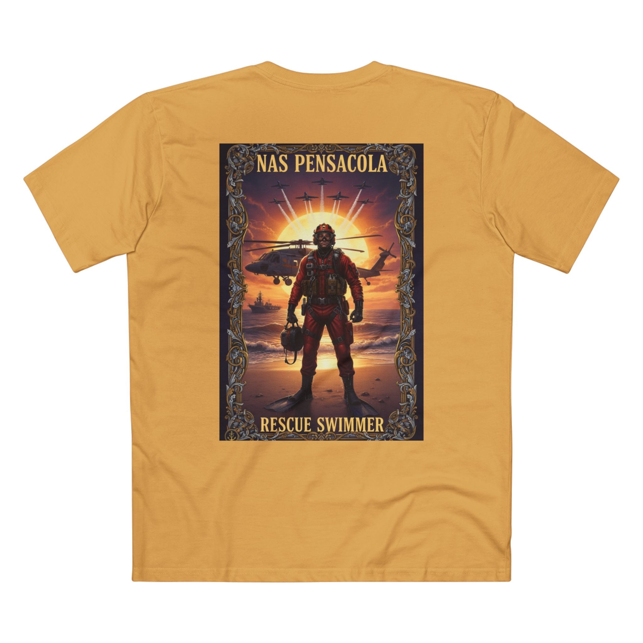 Navy Chiefs Club T‑Shirt – NAS Pensacola Rescue Swimmer Tribute Tee