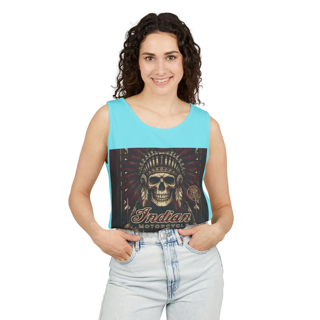 Skull Chief Tank Top — Indian Motorcycle Graphic Tank