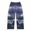 Stormy Seas Pajama Pants — Men’s Lightning Ocean Lounge Pants