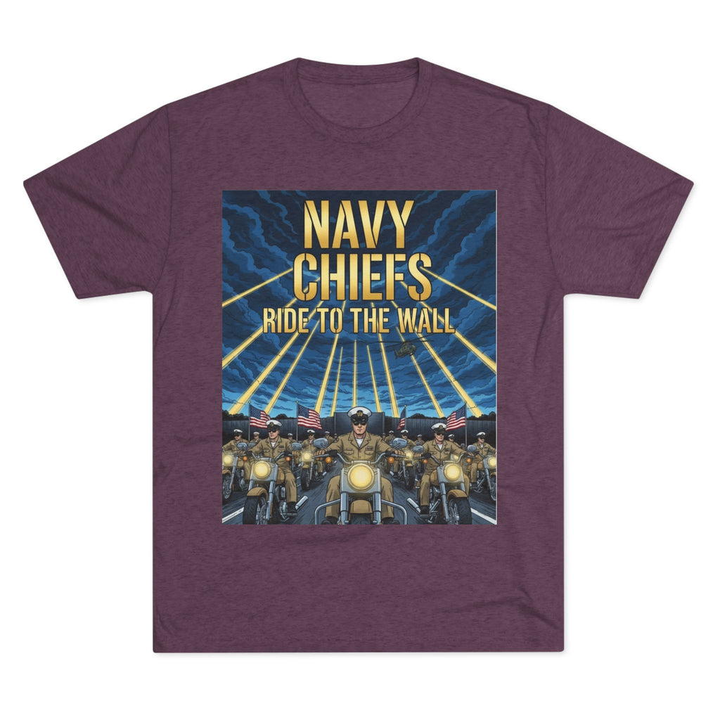 Navy Chiefs Ride to the Wall T-Shirt — "2nd Option... FAFO" Veteran Tribute Tee