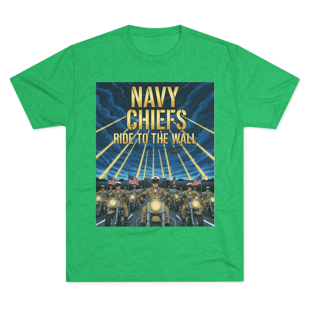 Navy Chiefs Ride to the Wall T-Shirt — "2nd Option... FAFO" Veteran Tribute Tee