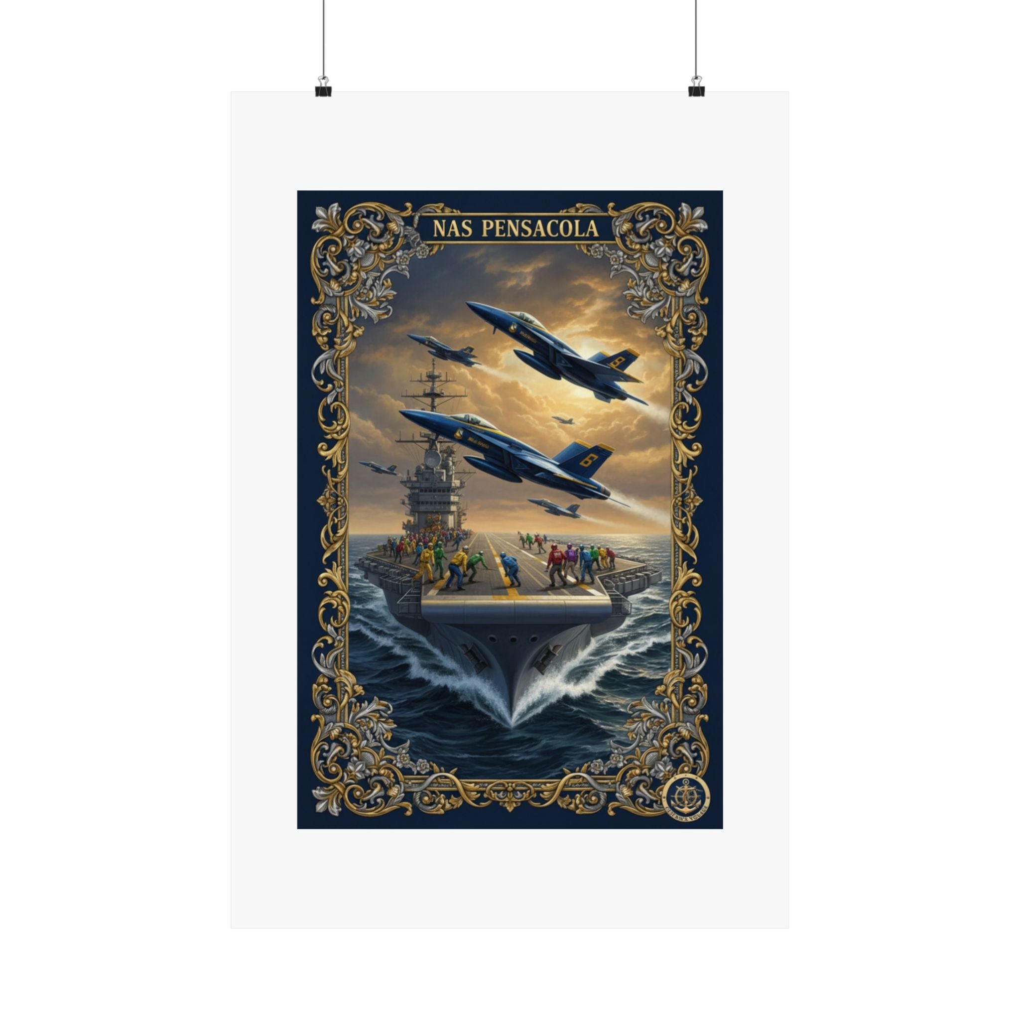 Matte Poster — NAS Pensacola Blue Angels Aviation Art