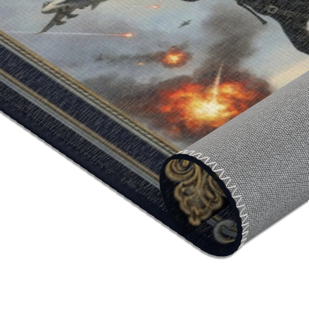 Rescue Swimmer Area Rug — NAS Pensacola Military Tribute Floor Mat