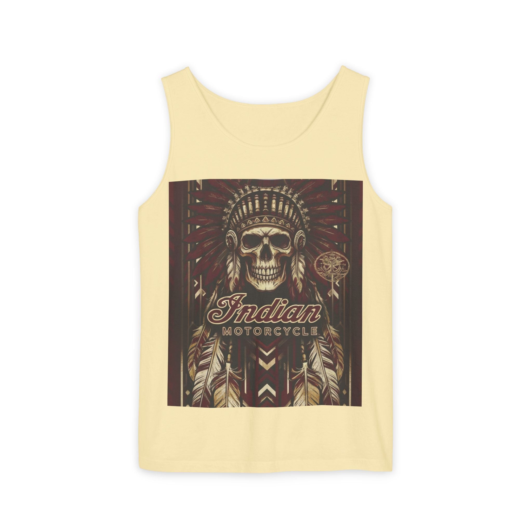 Skull Chief Tank Top — Indian Motorcycle Graphic Tank
