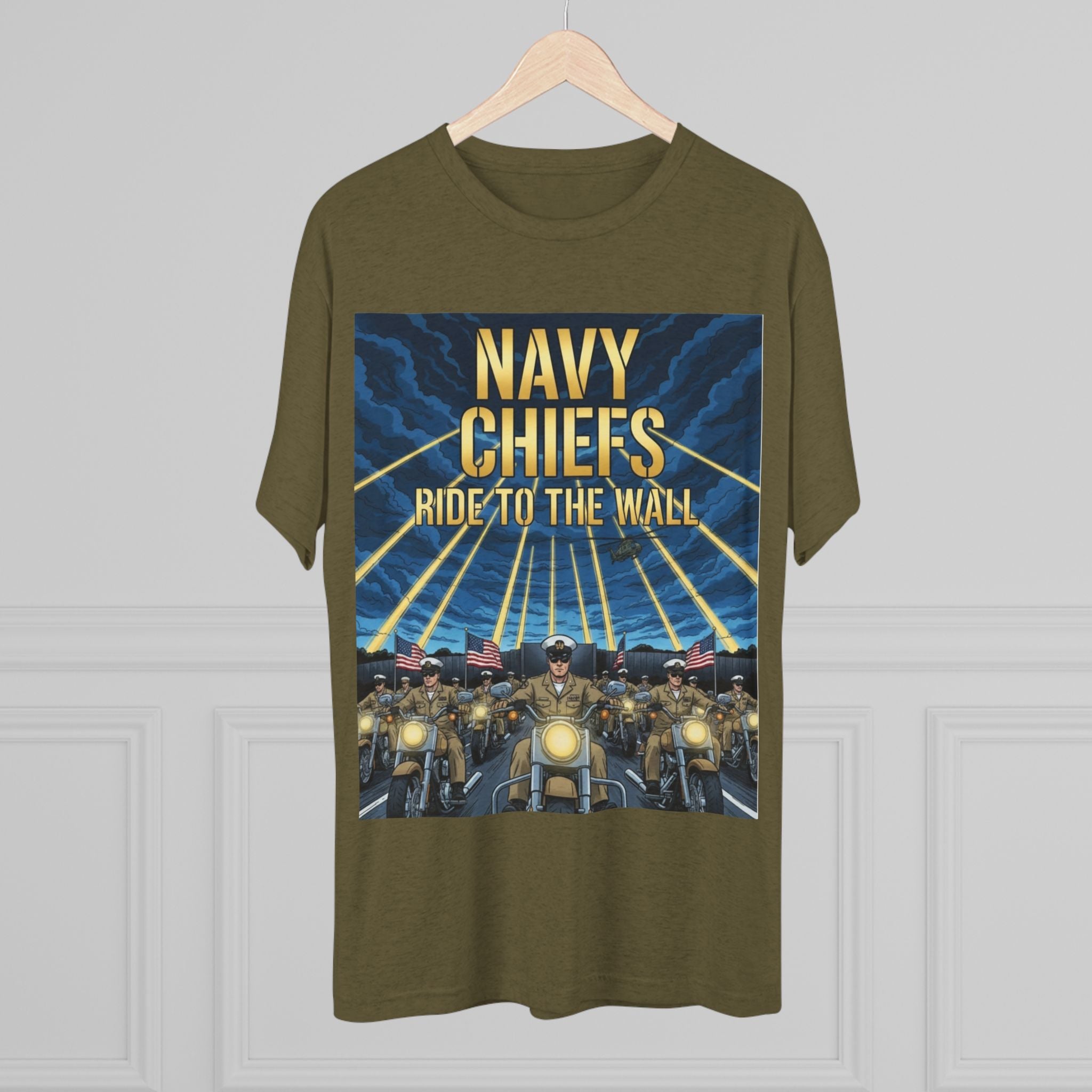 Navy Chiefs Ride to the Wall T-Shirt — "2nd Option... FAFO" Veteran Tribute Tee