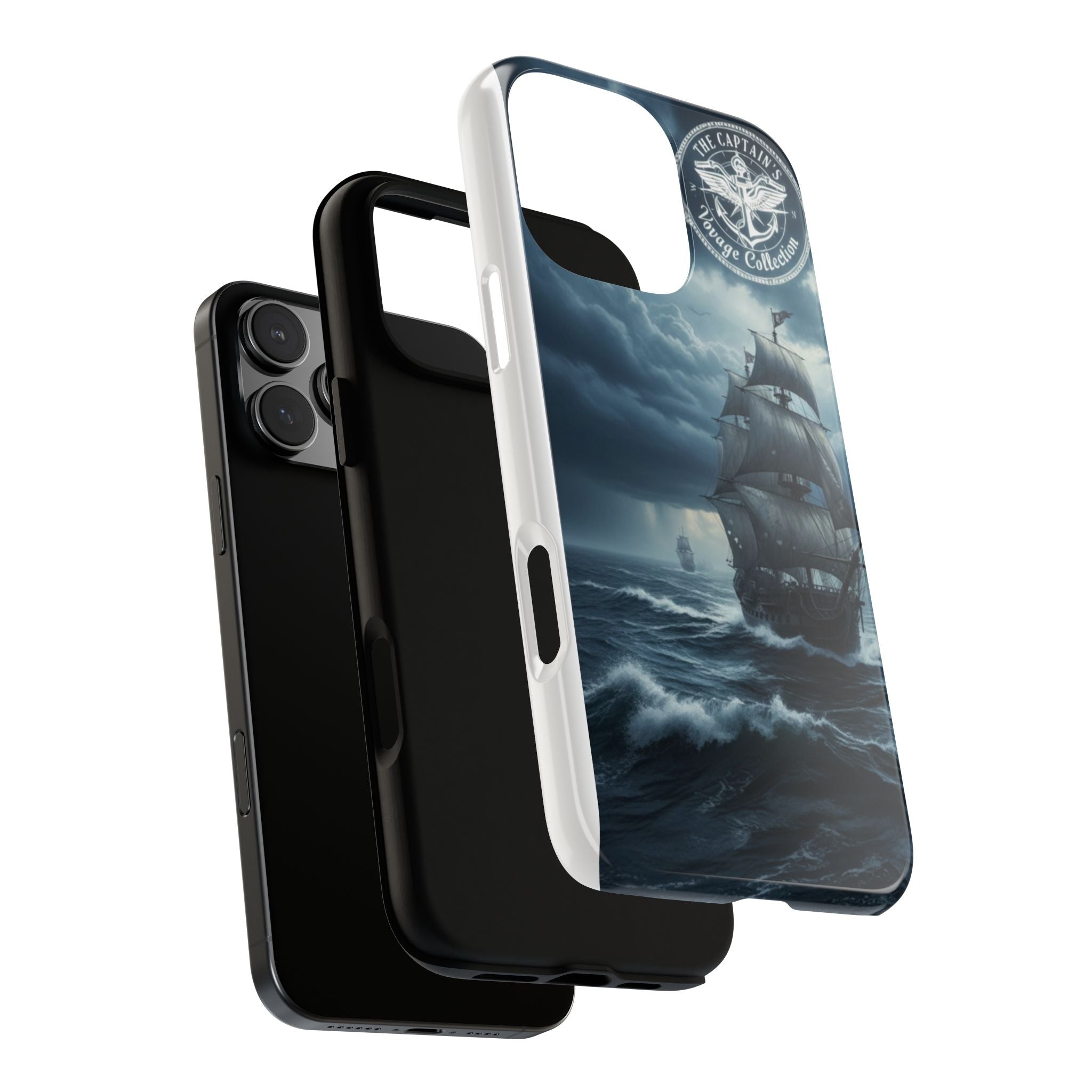 Stormy Seas Ship Phone Case – Nautical Pirate Sailing iPhone Cover