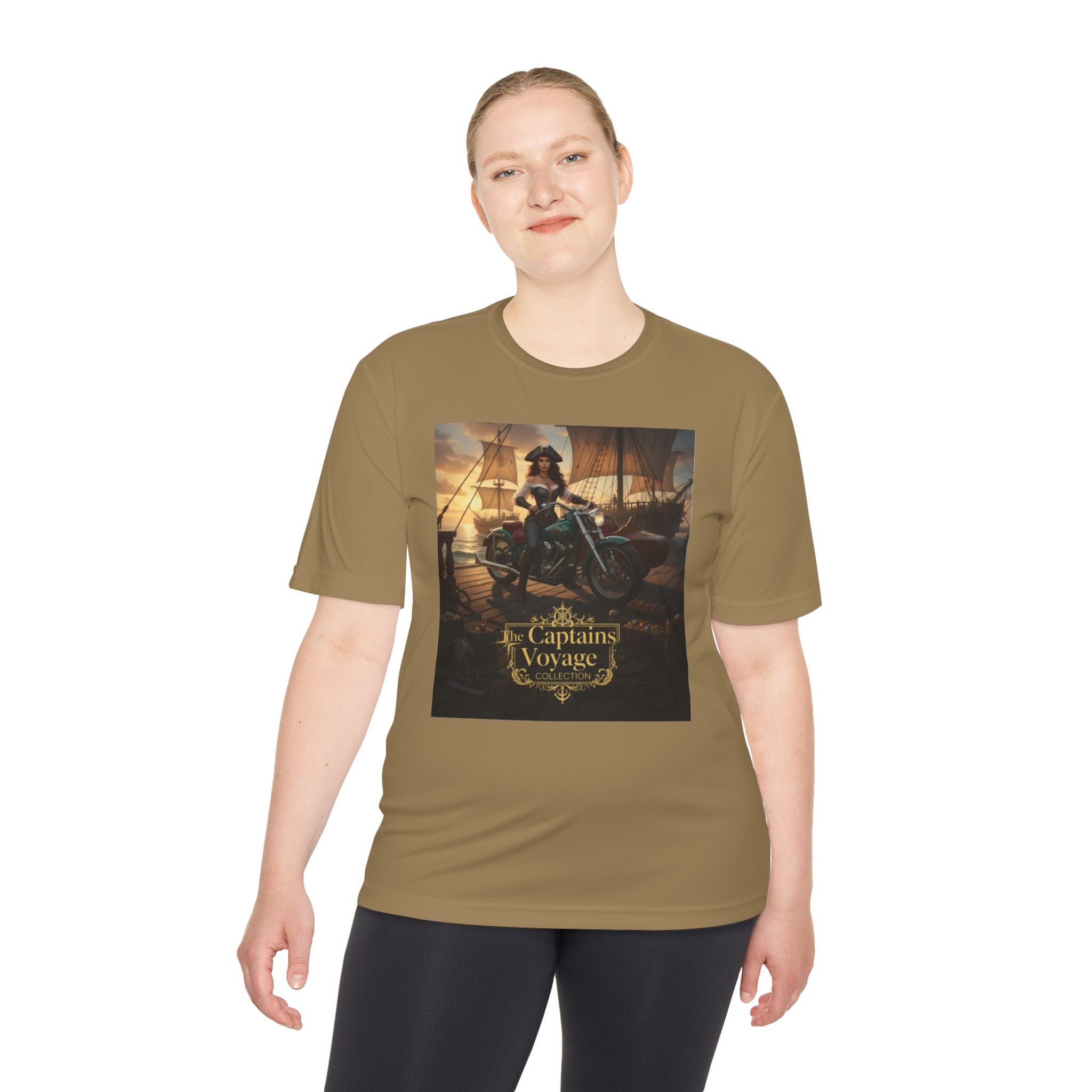Captain's Voyage Graphic Tee – Nautical Pirate Ship T-Shirt