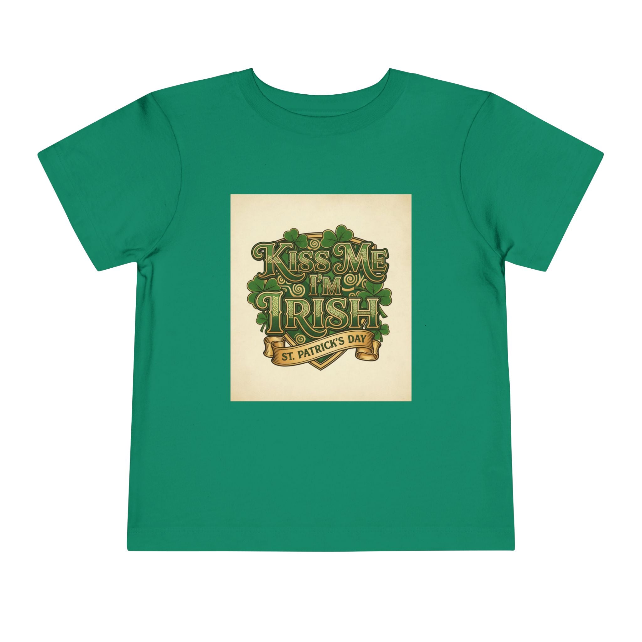 Toddler Tee — "Kiss Me I'm Irish" St. Patrick's Day Shirt